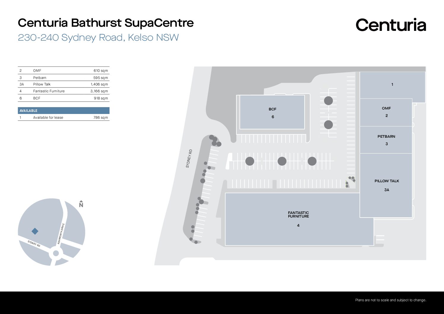 Centuria Bathurst SupaCentre plan
